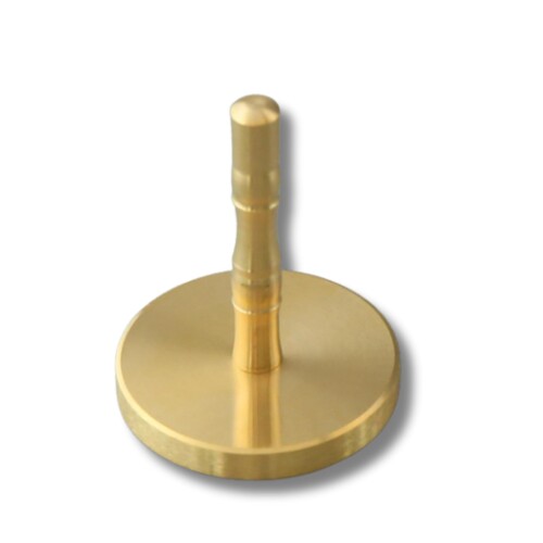 (HYmish)灰押さえ 灰ならし 灰押え 仏具 小さい 四角 模様 茶道具 香道具 直径3.5cm