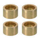 PATIKIL M12真鍮スペーサー 4個セット メタルスペーサー真鍮 12mm 内径 x 16mm 外径 x 7mm 長さ 1/2