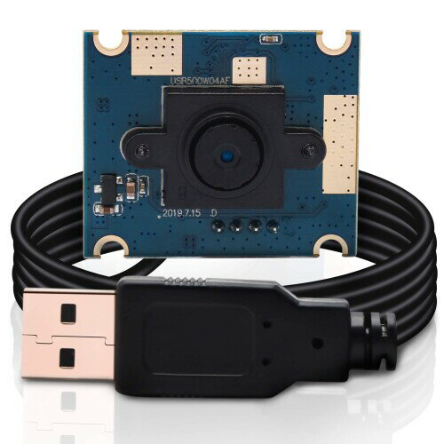 ELP USB カメラ 5MP ウェブカメラ 1944P UVC カメラモジュール 小型組み込み USB カメラボード 産業機械用 ウェブカメラ プラグアンドプレイ ラップトップ、PC Jetson Nano、3.3フィート/1mケーブル