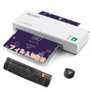 SEISSO ラミネーター 75?125μm対応 A4まで対応 2-3分間ウォームアップ 3in1多機能ラミネーター 一分間300mm 0.5mmまで対応 泡な...