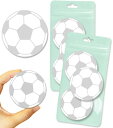 付箋 サッカー ボール 6cm 6冊 300枚 寄せ書き 色紙 卒部 卒業 卒団 メッセージ メモ 帳 プレゼントにも (サッカー6個セット)