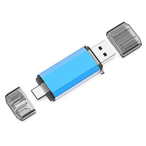 KOOTION 32GB USB[ ^CvC USBtbVhCu 2in1 Type-C + USB A(USB3.1 gen1) ThCu fA ő90 MB/s OTG X}z Samsung/Huawei/MacBook/Chromebook Pixel ȂǂɑΉB