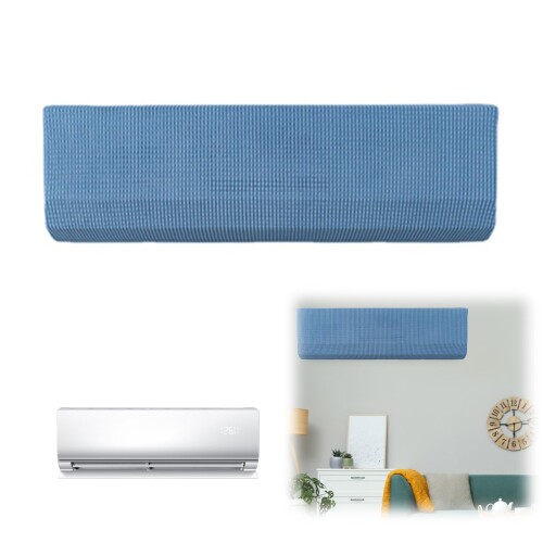 yowodana エアコンカバー 室内機用 クーラー収納カバー 壁掛け型 ホコリ対策 伸縮性 防塵 取り付け簡単