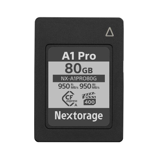 Nextorage ネクストレージ 国内メーカー 80GB CFexpress Type A VPG400 pSLC メモリーカード NX-A1PROシリーズ 最大読み出し速度950MB/s 最大書き込み速度950MB/s SONY α メーカー5年保証 NX-A1PRO80G/INE