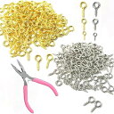 MYLCHBDJ ファスナー 金具 レジンパーツ 紫外線樹脂DIY 手作り DIY 手芸用品 ハードウェア付属 8 mm 10 mm 15 mm 3 サイズ x...