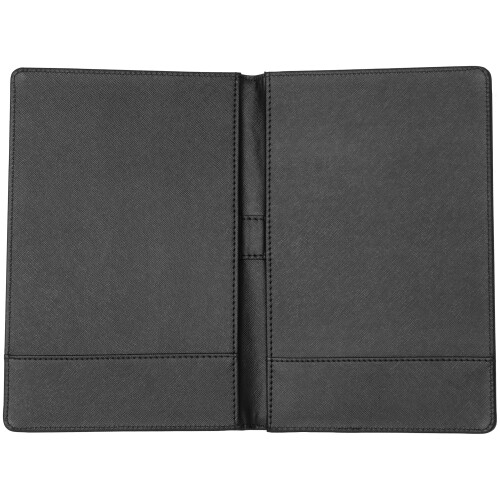 SHOP for SHOP 友屋 伝票ホルダー ブラック 二つ折り レザー調 飲食店 ホテル 客室用備品 高級タイプ