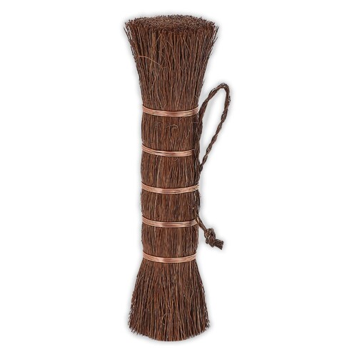 Noalife 棕櫚 シュロ 棒 たわし ブラシ キッチンブラシ 握りたわし 棕櫚握り タワシ 束子 油汚れ フライパン洗い 中華鍋 天然素材 (14cm 2個セット)