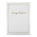 GraduationMall 結婚証明書 人前式 A4 写真フレーム付 立会人シート付 結婚誓約書 白