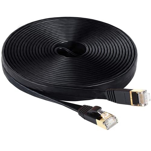 CAT6 LANP[u 20m LEKVKM CAT 6 lan P[u L P[u tbg^Cv  1.5mm tbgP[u ԗp JeS6(BK)