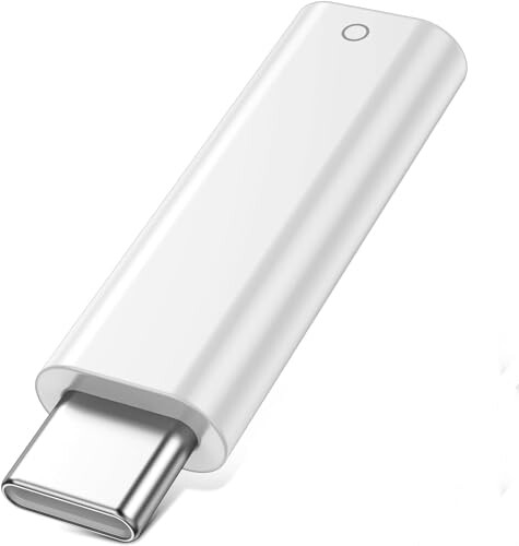 Apple USB-C - Apple Pencilアダプタ iPad第10世代対応 第1世代 アップルペンシル 充電とBluetoothペアリング可能 (USBケーブルが不要) ペンシル専用 充電アダプタ ライトニング to Type-C 変換コネクタ