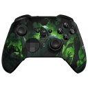 eXtremeRate xbox one elite series 2 (モデル1797)コントローラーに対応用交換フェースプレートシェル、ホラー風デザインxbox elite series 2 coreコントローラー対応用ソフトタッチ正面シェルケース&