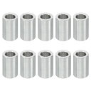 PATIKIL M5アルミスペーサー 10個セット 金属スペーサー アルミニウム製 内径5.2mm x 外径8mm x 長さ12mm 1/5