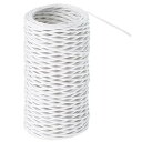 PATIKIL 50 M フローラルバインドワイヤー ラップ麻ひも 1 mm 花屋ワイヤー 鉄ワイヤー ペーパーカバー つるラッピング バインディングワイヤー ...