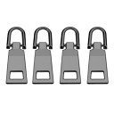 DEVENTORZ ファスナー スライダー 交換用 引き手 4個セット 金属製 ジッパー 持ち手 交換 ファスナー修理用 リュック 財布 衣類 ブーツなど DI...