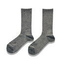 フリーノット(FREEKNOT) ソルファイバー(R) レイヤーテック ミドルソックス 先丸 23 チャコール Y5145-23-93