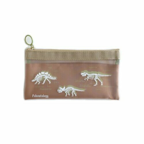 (Green Flash) ペンケース グリーンフラッシュ STUDY HOLIC メッシュペンポーチ 古生物学