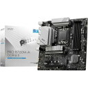 MSIマザーボード PRO B760M-A DDR4 II 第14/13/12世代Intel CPU(LGA1700) (B760 搭載) MB6318