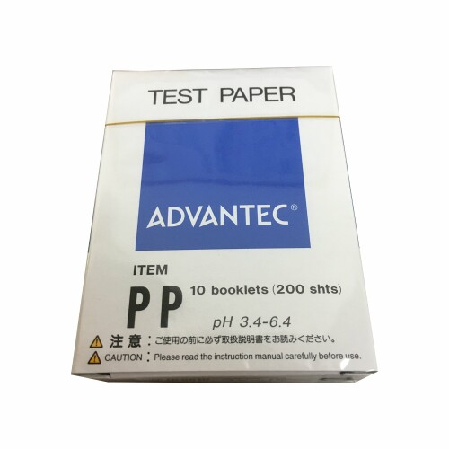 アドバンテック東洋 pH試験紙 ブックタイプ PP (3.4~6.4) 20枚綴10冊 07010130 アドバンテック東洋 pH試験紙 ブックタイプ PP (3.4~6.4) 20枚綴10冊 07010130