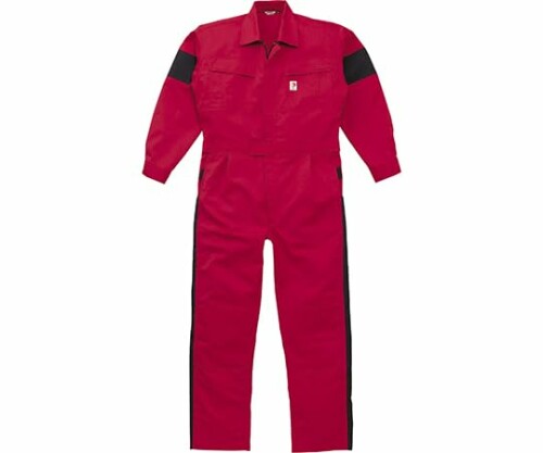 KANSAI 山田辰 ツヅキ服(オールシーズン用) KM-207 レッド Lサイズ