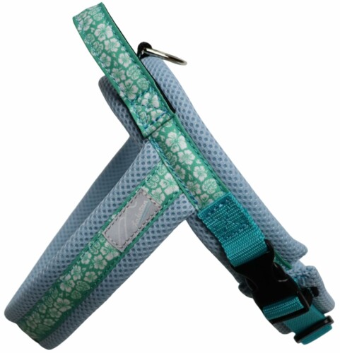 Hakusan(ハクサン) ジャストフィットドラゴンハーネス・アロハメッシュ (オーシャンブルーアロハ, サイ..