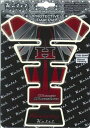 Katie(ケイティ) Keiti タンクパッド HONDAウイング/レッド UVクリアコーティング 17.5X22.0cm THD204R