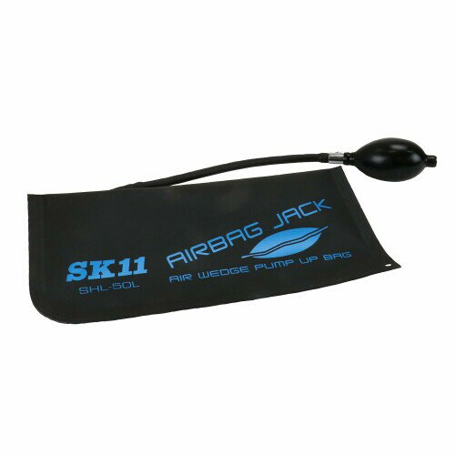 SK11(エスケー11) エアバッグジャッキ 耐荷重120kg バッグ高さ3〜50mm バッグサイズ27.4×13.5cm 隙間の..
