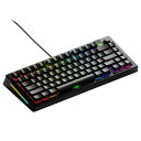 Glorious GMMK 3 PRO 75% Prebuilt Wired Black - US 英語配列 有線 メカニカルキーボード ブラック GLO-KB-GMMK3-PRO-75-PB-FOX-W-BLK-US KB0829