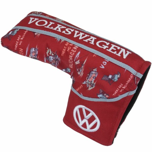 レザックス フォルクスワーゲン パターカバー ブレード&マレット用 ワイン VWPC-1804