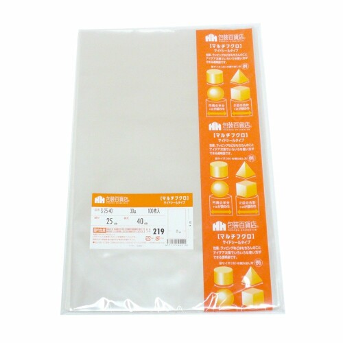 三宝 透明袋 OPP 30ミクロン S-25-40 100枚入