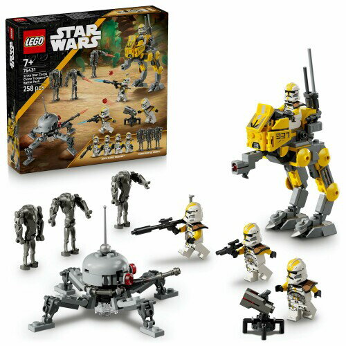 レゴ(LEGO) スター・ウォーズ 第327スター・コープス クローン・トルーパーバトルパック おもちゃ 玩具 誕生日 プレゼント ブロック 男の子 女の子 子供 7歳 8歳 9歳 小学生 宇宙 対戦 ロボ