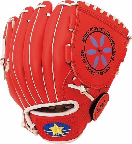 ユニックス(Unix) 野球 グローブ メジャックスキッズグラブ レッド RH(左投げ用) BG80-49