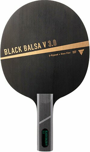 ヴィクタス(Victas) 卓球 ラケット 守備用シェークハンド ブラックバルサ V 3.0 ストレート 310435