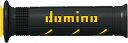 domino(ドミノ) ハンドルバーグリップ ストリートタイプ 126mm サーモプラスチックゴム ブラックXイエロー A25041C4740