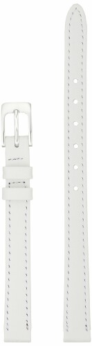 (ミモザ)MIMOSA ミモザ時計バンド Eカーフ(牛革スムース) 8mm ホワイト CE-WH8