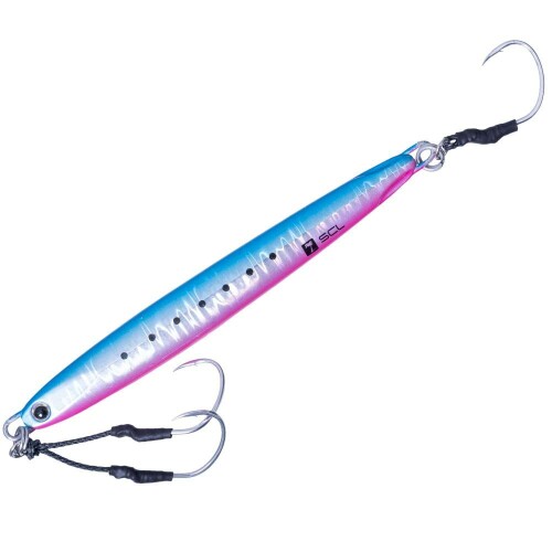 パームス(Palms) メタルジグ スローブラットキャスト ロング 115mm 40g ブルーピンク MG-09 SCL-40 ル..