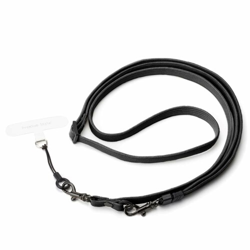 Premium Style ストラップホルダー付 ショルダーストラップ 2フックタイプ PG-SDSTW01BK