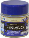 アサヒペン 水性ウレタンニス 100ml ツヤ消しクリヤ