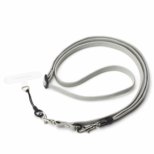Premium Style ストラップホルダー付 ショルダーストラップ 2フックタイプ PG-SDSTW03GY