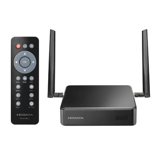 I-O DATA Android OS搭載STB サイネージ 4K出力 リモコン操作 4G LTE対応 HDMI/microSD/USBメモリー再生 日本メーカー DS-ASTB2