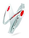 UNICO(ユニコ) Raceone ( レースワン ) X5 振動に強い ゲルパッド付 ボトルケージ カラー: ホワイト / レッド