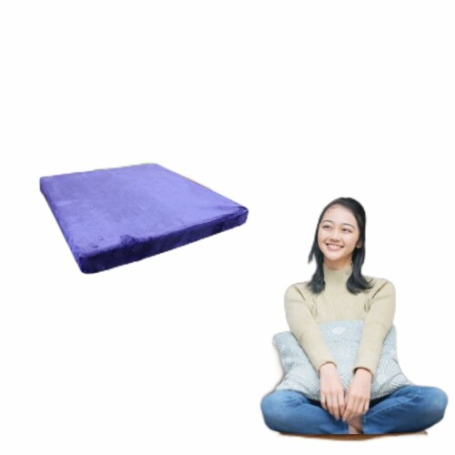 低反発&高反発 W機能 シートクッション ネイビー