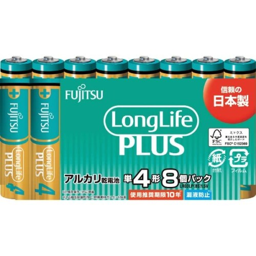 FDK(株) 富士通 アルカリ乾電池単4 Long Life Plus 8個パック LR03LP(8S) FDK(株) 富士通 アルカリ乾電池単4 Long Life Plus 8個パック LR03LP(8S)