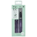 セーラー万年筆 TUZU ADJUST 万年筆 初心者 普段使い セルフパッケージ クリアバイオレット 太字 12-0541-650