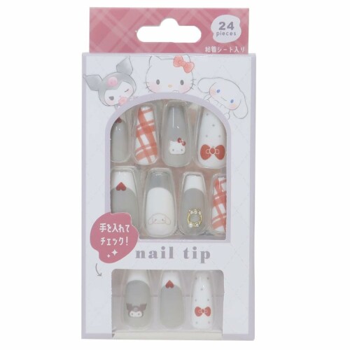 サンリオ ネイルチップ RED
