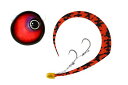 JACKALL(ジャッカル) 鉛式ビンビン玉スライド 無双カスタム 45g ブラックレッド/シマレッドマスターT+