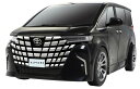 FULTAC トヨタ アルファード ラジコン TOYOTA ライセンス取得 black 約W7.5×D16.5×H6.5cm 4441|詳細画像