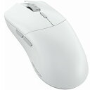 Glorious Model O 2 PRO Wireless - 4K/8K Polling 有線・無線対応 ゲーミングマウス ホワイト GLO-MS-POWV2-4K8K-W MS0733