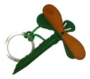 LA CUOIERIA(ラ・クオイエリア) キーホルダー ハンドメイド 本革 イタリア製 トンボ P320