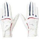 MIZUNO(ミズノ) ゴルフグローブ ダブルグリップ 2024年モデル ウィメンズ 両手用 ホワイト 21cm 5MJWB451