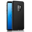 反重力 Galaxy S9 ケース、マジック ナノ べたべた ブラック ケース Galaxy S9 用 Anti Gravity Case 滑らかな表面に吸着できる 壁 ガラス 鏡 木 セルフィー 久性 保護 シェル バック カバー 無料の